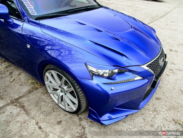 Клыки (накладки) переднего бампера "F-Sport" для Lexus IS III (2013-2016) купить недорого с доставкой в Саров