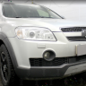 Защита радиатора "Standart" Chevrolet Captiva (2006-2011) низ, чёрная купить недорого с доставкой в Саров
