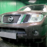 Защита радиатора "PREMIUM" Nissan Pathfinder, Navara (2010-2015) верх, чёрная купить недорого с доставкой в Саров