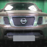 Защита радиатора "PREMIUM" Nissan Pathfinder, Navara (2010-2015) верх, чёрная купить недорого с доставкой в Саров