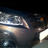 Защита радиатора "Standart" Chevrolet Cruze (2012-2015) верх, чёрная купить недорого с доставкой в Саров