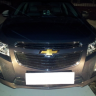 Защита радиатора "Standart" Chevrolet Cruze (2012-2015) верх, чёрная купить недорого с доставкой в Саров