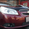 Защита радиатора "Standart" Chevrolet Epica (2006-2013) чёрная купить недорого с доставкой в Саров
