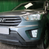 Защита радиатора "Standart" Hyundai Creta чёрная купить недорого с доставкой в Саров
