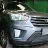 Защита радиатора "Standart" Hyundai Creta чёрная купить недорого с доставкой в Саров