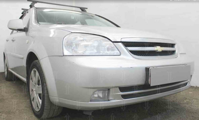 Защита радиатора "Standart" Chevrolet Lacetti седан (2004-2013) чёрная купить недорого с доставкой в Саров