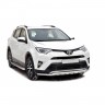 Защита переднего бампера «Труба двойная» (d51) для Toyota RAV4 рестайлинг (2015-н.в.)(Окрашенное) купить недорого с доставкой в Саров