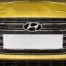 Защита радиатора "Standart" Hyundai Elantra (2015-2019) чёрная купить недорого с доставкой в Саров