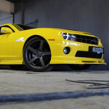 Накладка (юбка) переднего бампера (цельная) для Chevrolet Camaro SS (2009-2012) купить недорого с доставкой в Саров