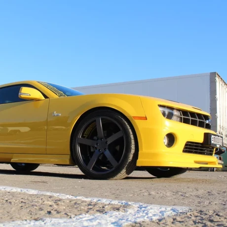 Накладка (юбка) переднего бампера (цельная) для Chevrolet Camaro SS (2009-2012) купить недорого с доставкой в Саров