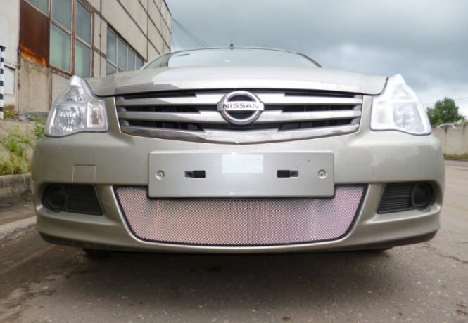 Защита радиатора "Standart" Nissan Almera хром купить недорого с доставкой в Саров