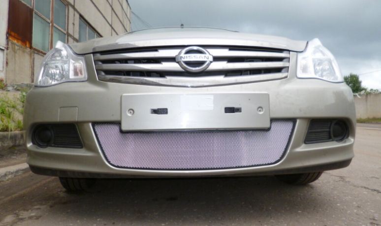 Защита радиатора "Standart" Nissan Almera хром купить недорого с доставкой в Саров