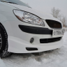 Накладка на передний бампер "Mugen style" для Hyundai Getz рестайлинг (2004-2007 г.в.) купить недорого с доставкой в Саров