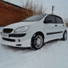 Накладка на передний бампер "Mugen style" для Hyundai Getz рестайлинг (2004-2007 г.в.) купить недорого с доставкой в Саров