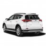 Защита порогов с алюминиевым листом (d63,5) для Toyota RAV4 рестайлинг, (2015-н.в.)(Окрашенное) купить недорого с доставкой в Саров