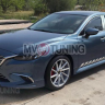 Клыки (накладки) переднего бампера "SkyActivSport" var №3 для Mazda 6 (2015-н.в.) купить недорого с доставкой в Саров