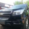 Защита радиатора "Standart" Chevrolet Trailblazer (2012-2015) чёрная купить недорого с доставкой в Саров