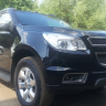 Защита радиатора "Standart" Chevrolet Trailblazer (2012-2015) чёрная купить недорого с доставкой в Саров