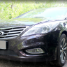 Защита радиатора "Standart" Hyundai Grandeu (2012-2015) чёрная купить недорого с доставкой в Саров