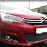 Защита радиатора "Standart" Citroen C4 (2010-2015) чёрная купить недорого с доставкой в Саров