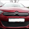 Защита радиатора "Standart" Citroen C4 (2010-2015) чёрная купить недорого с доставкой в Саров