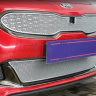Защита радиатора "PREMIUM" Kia Stinger (2017-н.в.) низ, хром купить недорого с доставкой в Саров