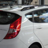 Рейлинги для Hyundai Solaris (2011-2017) хэтчбек Чёрный купить недорого с доставкой в Саров
