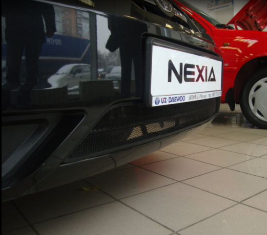 Защита радиатора "Standart" Daewoo Nexia (2008-2016) чёрная купить недорого с доставкой в Саров
