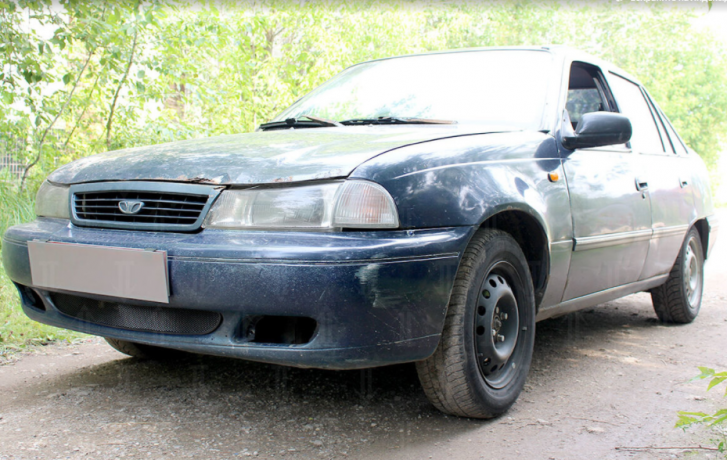 Защита радиатора "Standart" Daewoo Nexia (1994-2008) чёрная купить недорого с доставкой в Саров