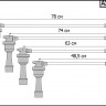 Провода высоковольтные для Hyundai Trajet, Santa Fe, Sonata, Sonata IV; Mitsubishi Lancer, Galant (27501-38B00) купить недорого с доставкой в Саров