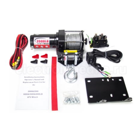 Лебедка для квадроцикла "Master Winch" PM3500, электрическая, 12В купить недорого с доставкой в Саров