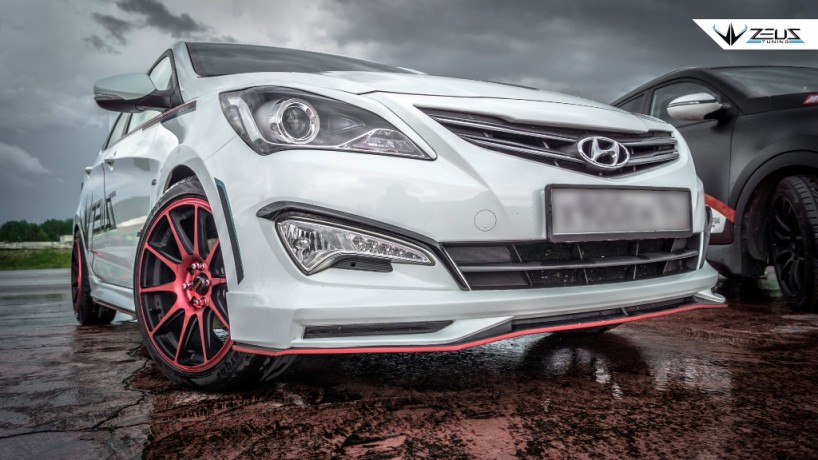 Аэродинамический обвес "ZEUS" Hyundai Solaris 2015-н.в. Рестайлинг купить недорого с доставкой в Саров