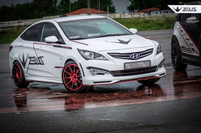 Аэродинамический обвес "ZEUS" Hyundai Solaris 2015-н.в. Рестайлинг купить недорого с доставкой в Саров