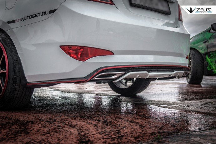 Аэродинамический обвес "ZEUS" Hyundai Solaris 2015-н.в. Рестайлинг купить недорого с доставкой в Саров
