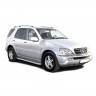 Защита порогов с алюминиевым листом (d63,5) для Mercedes-Benz ML 320/350 (2001-2005)(Окрашенное) купить недорого с доставкой в Саров