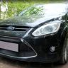 Защита радиатора "Standart" Ford C-MAX (2010-2015) чёрная купить недорого с доставкой в Саров