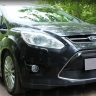 Защита радиатора "Standart" Ford C-MAX (2010-2015) чёрная купить недорого с доставкой в Саров