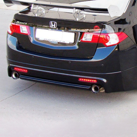 Накладка (юбка) заднего бампера "Mugen Style" для Honda Accord VIII (2008-2013) купить недорого с доставкой в Саров
