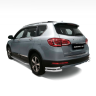 Защита заднего бампера двойная угловая d63/51мм (НПС) HAVAL H6 (2014-н.в.) купить недорого с доставкой в Саров