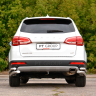 Защита заднего бампера двойная угловая d63/51мм (НПС) HAVAL H6 (2014-н.в.) купить недорого с доставкой в Саров