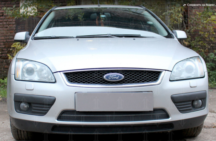 Защита радиатора "Standart" Ford Focus II (2004-2008) чёрная купить недорого с доставкой в Саров