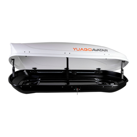 Автобокс YUAGO Avatar (тиснение) (EuroLock), белый, 460л купить недорого с доставкой в Саров
