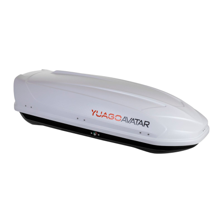 Автобокс YUAGO Avatar (тиснение) (EuroLock), белый, 460л купить недорого с доставкой в Саров