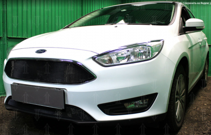 Защита радиатора "Standart" Ford Focus III рестайлинг (2014-2019) низ, чёрная купить недорого с доставкой в Саров