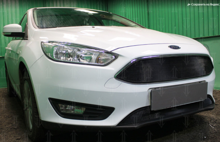 Защита радиатора "Standart" Ford Focus III рестайлинг (2014-2019) низ, чёрная купить недорого с доставкой в Саров