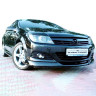 Накладка (юбка) переднего бампера "GT" для Opel Astra H (3D, 5D) купить недорого с доставкой в Саров