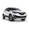 Защита переднего бампера двойная с пластинами d63/63мм (НПС) RENAULT Kaptur (2016-н.в.) купить недорого с доставкой в Саров