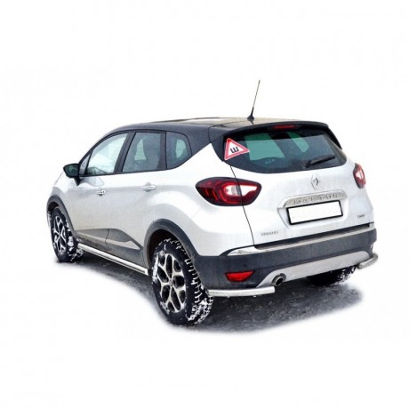 Защита порогов «Труба» (d51) для Renault Kaptur (2016-н.в.)(Окрашенное) купить недорого с доставкой в Саров