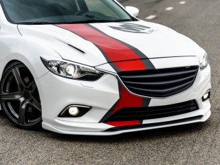Сплиттер передний под стандартный бампер для Mazda 6 (2013-н.в.) купить недорого с доставкой в Саров