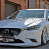 Сплиттер передний под стандартный бампер для Mazda 6 (2013-н.в.) купить недорого с доставкой в Саров
